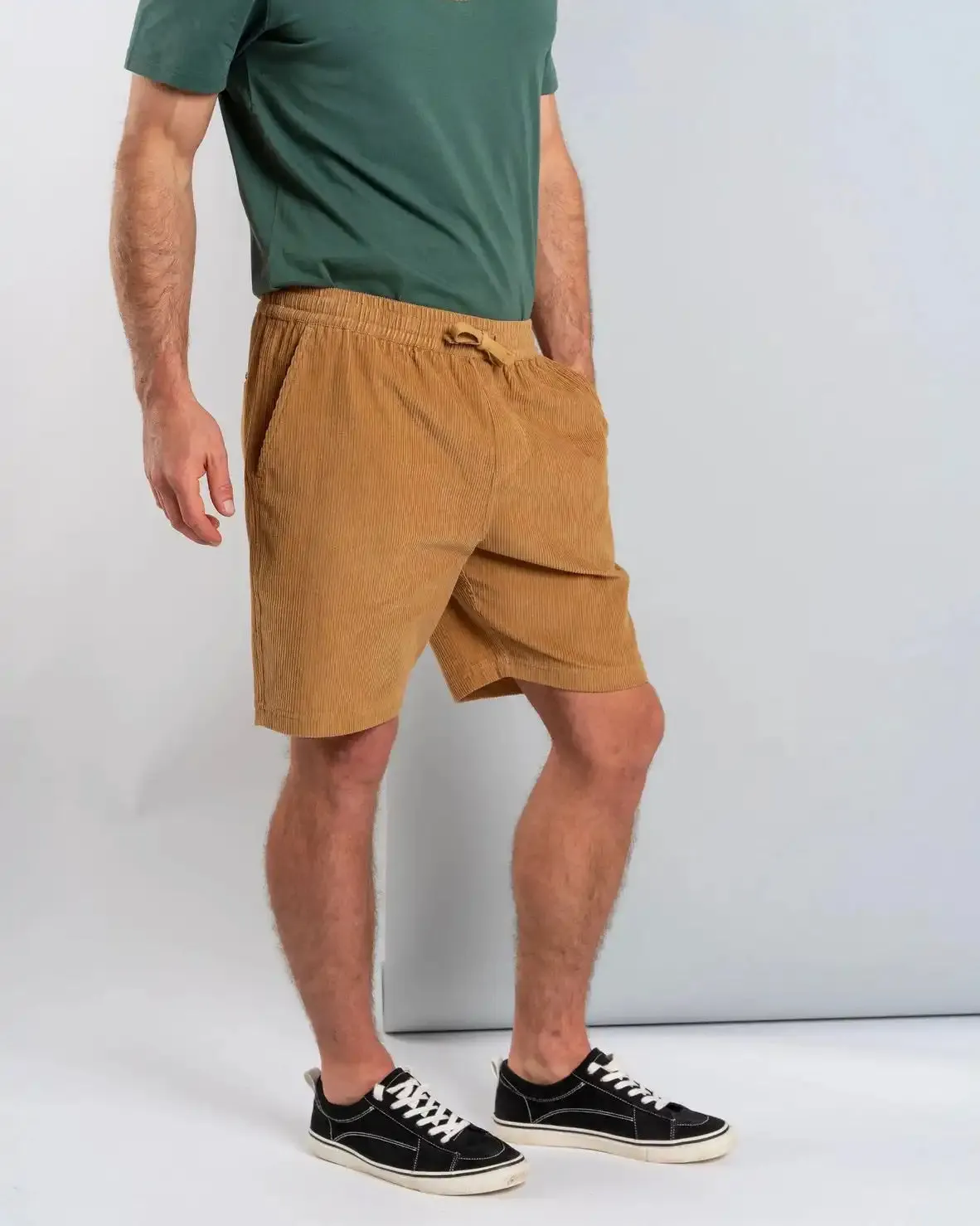 Saltrock Mens Meddon Cord Shorts Brown