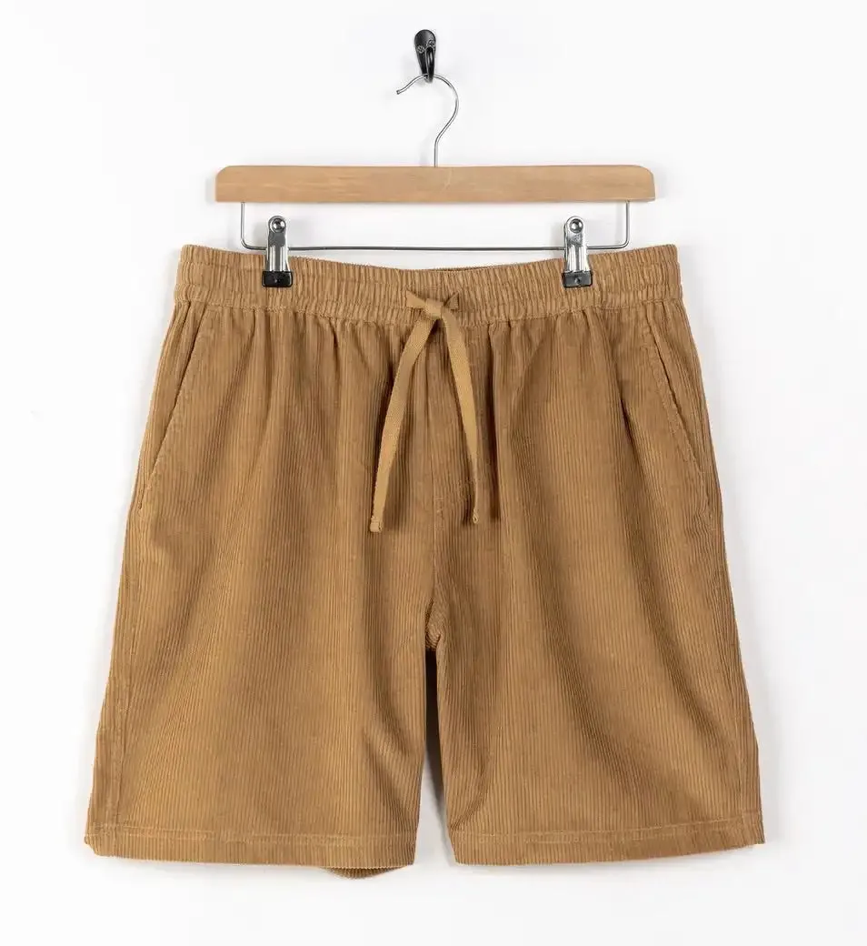 Saltrock Mens Meddon Cord Shorts Brown