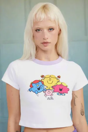 Samii Ryan x Mr Men Happy Gals Baby Tee