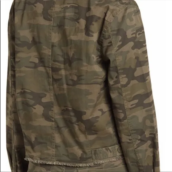 SANCTUARY Cropped Fray Hem Jacket