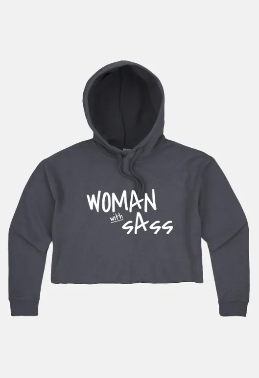 Sassy Woman cropped hoodie