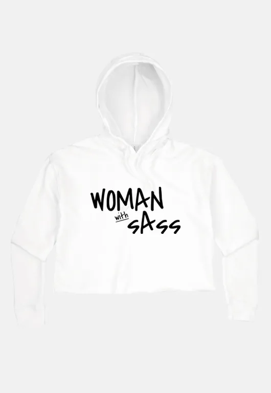 Sassy Woman cropped hoodie