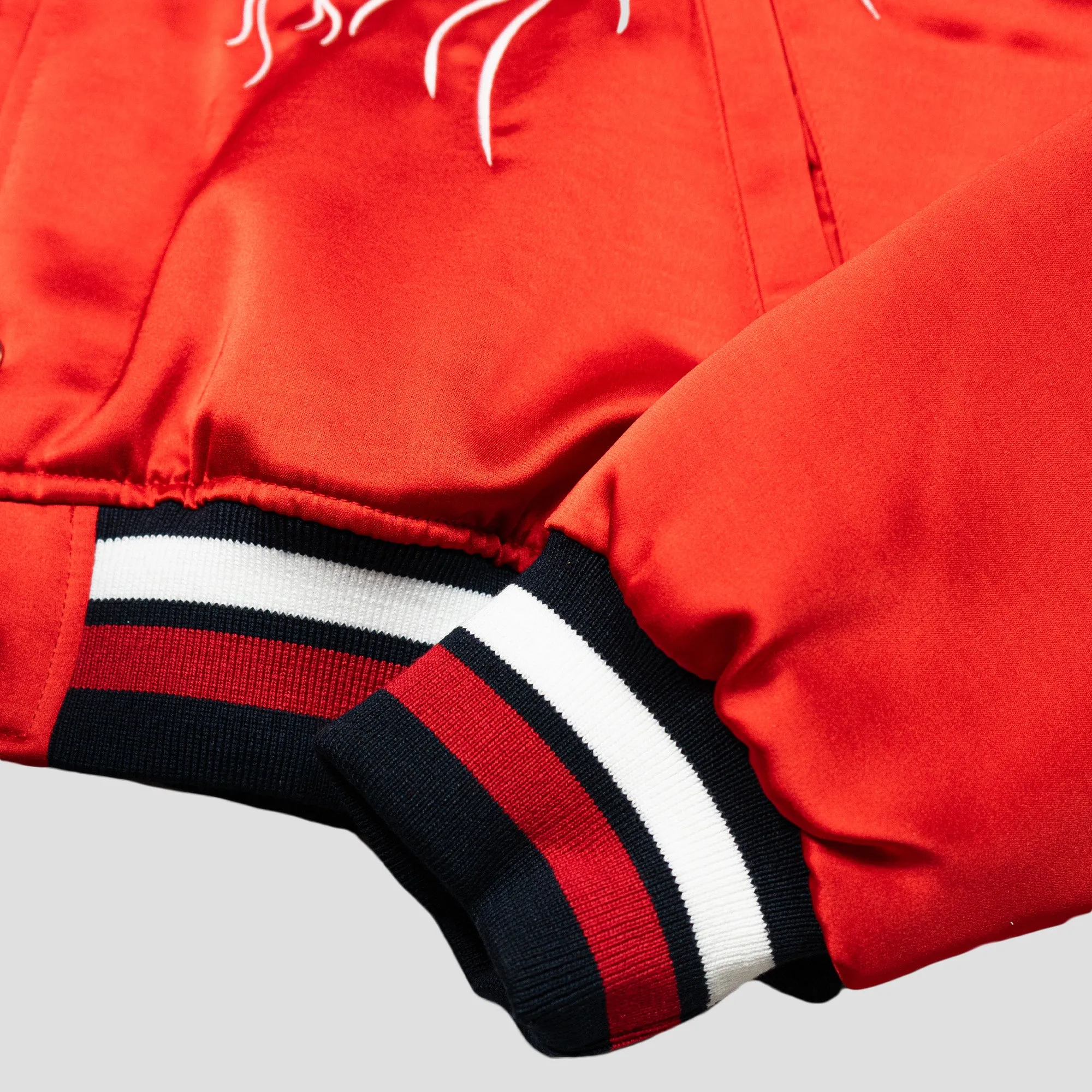 SERENITY REAPER SATIN BASEBALL JACKET