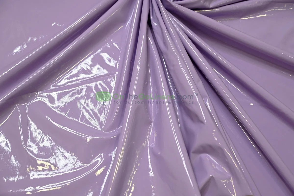Shiny Patent Vinyl | Flexible Stretch - 94% Polyester, 6% Spandex | 60" Wide