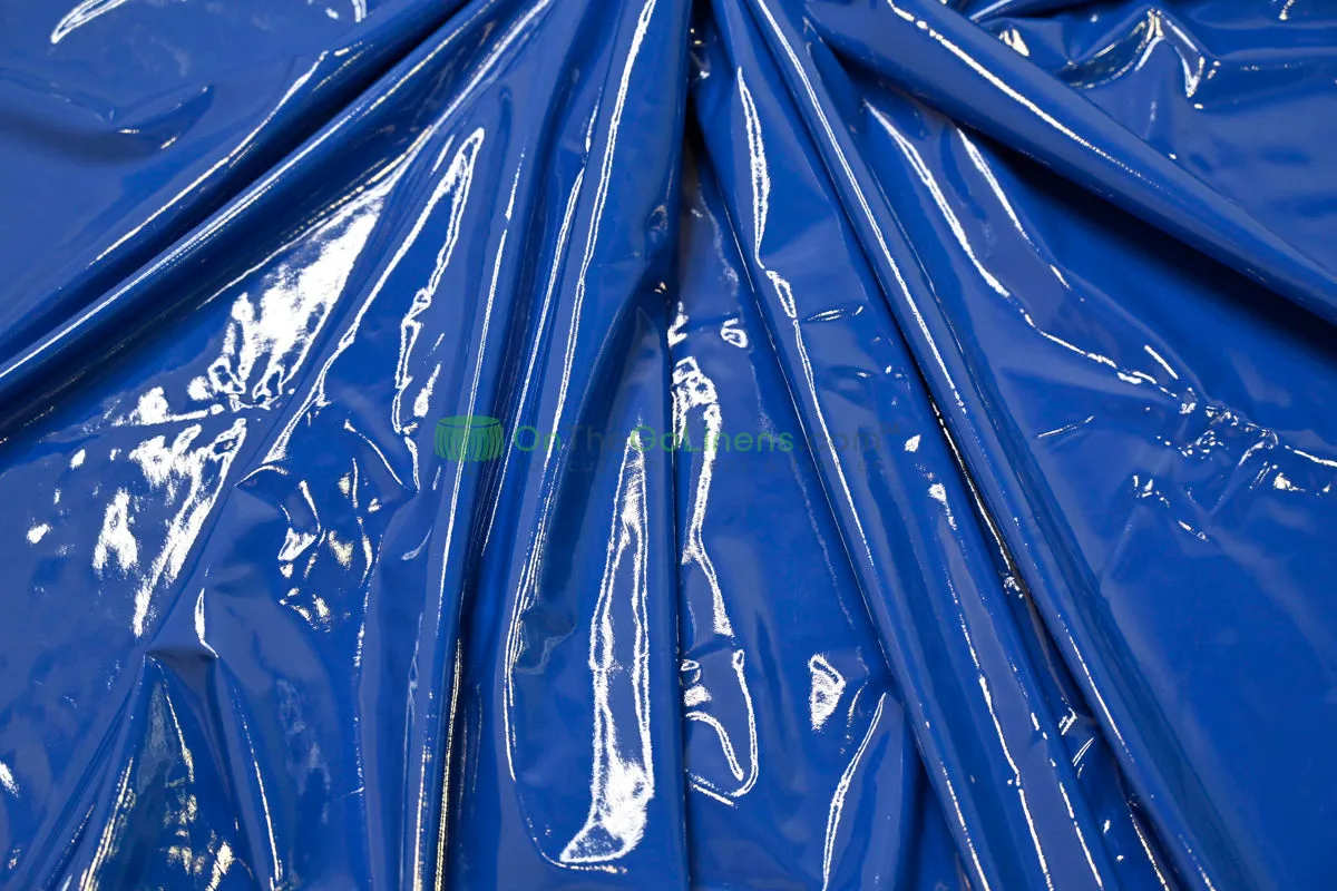 Shiny Patent Vinyl | Flexible Stretch - 94% Polyester, 6% Spandex | 60" Wide