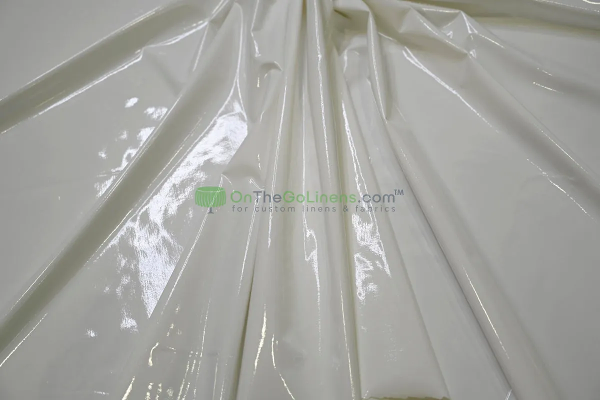 Shiny Patent Vinyl | Flexible Stretch - 94% Polyester, 6% Spandex | 60" Wide