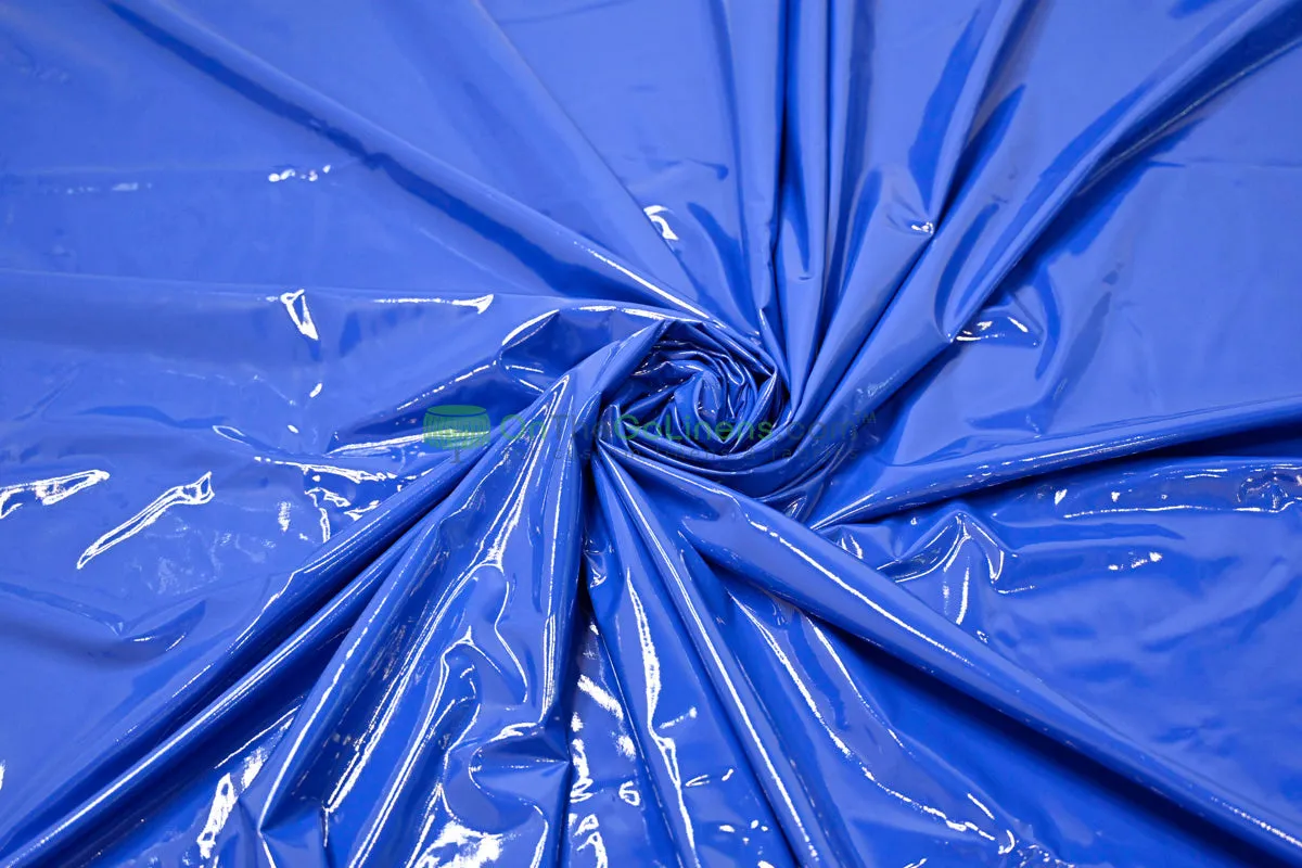 Shiny Patent Vinyl | Flexible Stretch - 94% Polyester, 6% Spandex | 60" Wide