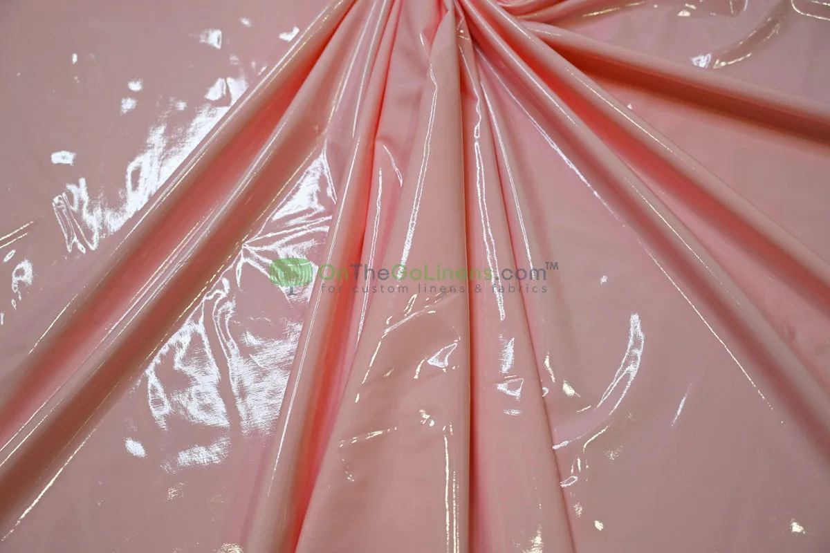 Shiny Patent Vinyl | Flexible Stretch - 94% Polyester, 6% Spandex | 60" Wide