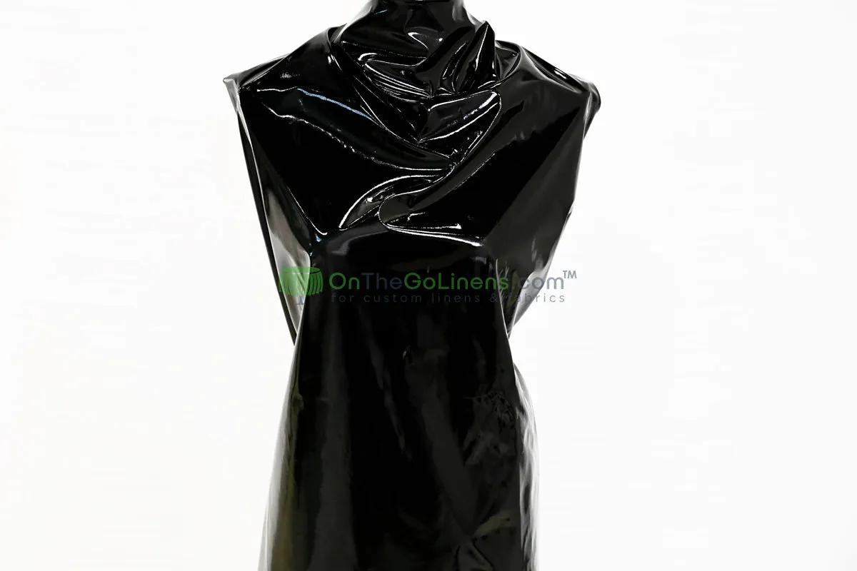 Shiny Patent Vinyl | Flexible Stretch - 94% Polyester, 6% Spandex | 60" Wide