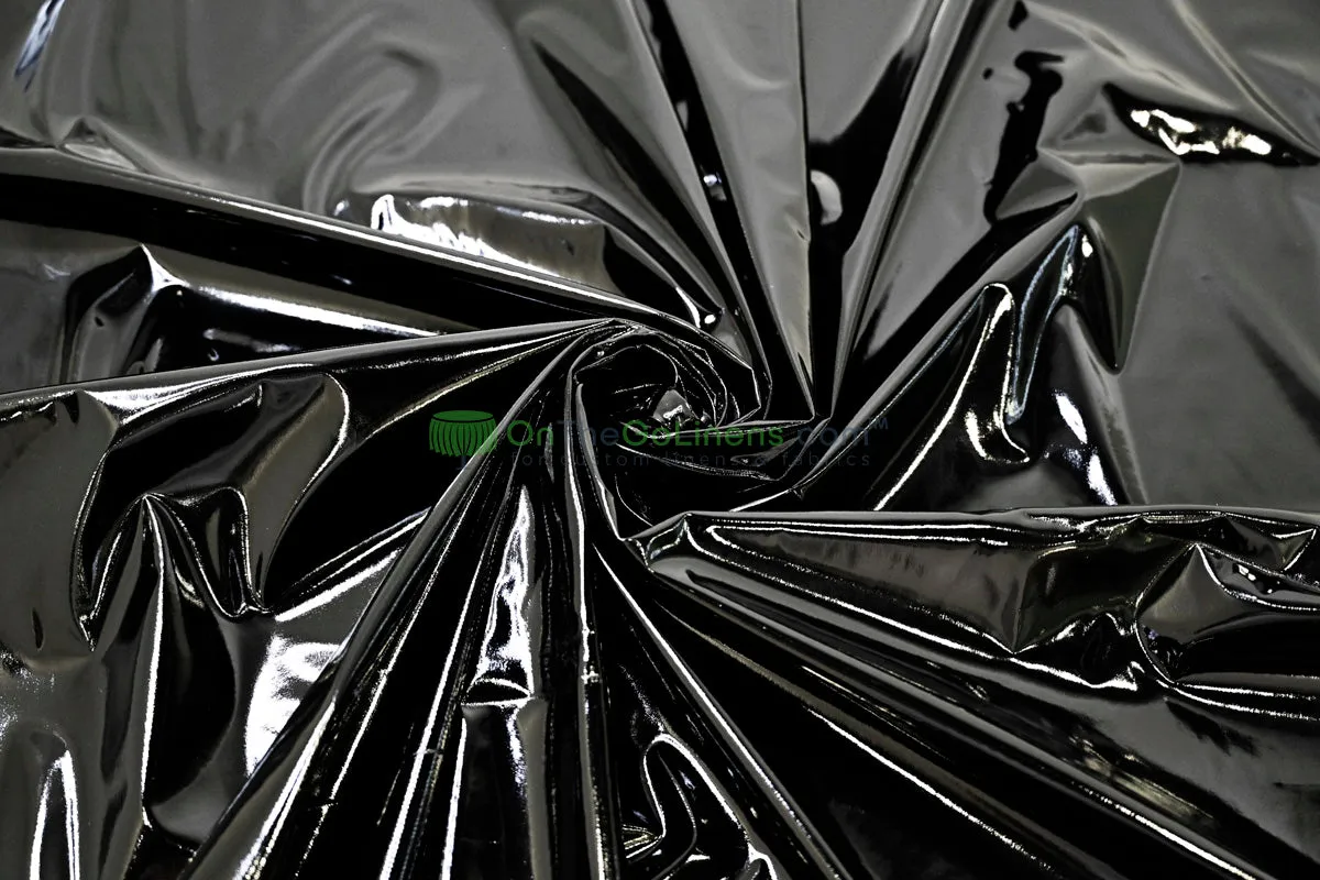 Shiny Patent Vinyl | Flexible Stretch - 94% Polyester, 6% Spandex | 60" Wide