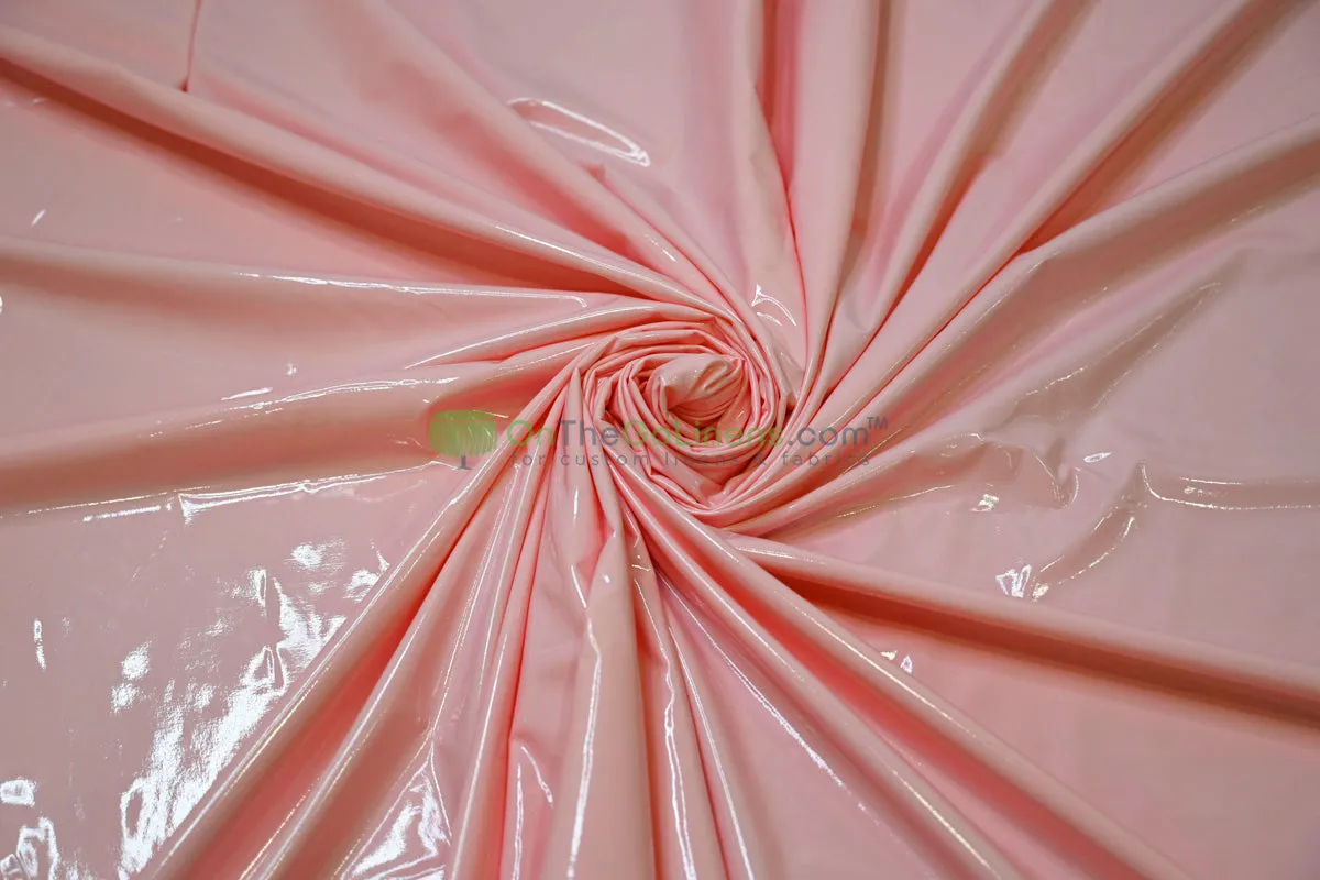 Shiny Patent Vinyl | Flexible Stretch - 94% Polyester, 6% Spandex | 60" Wide