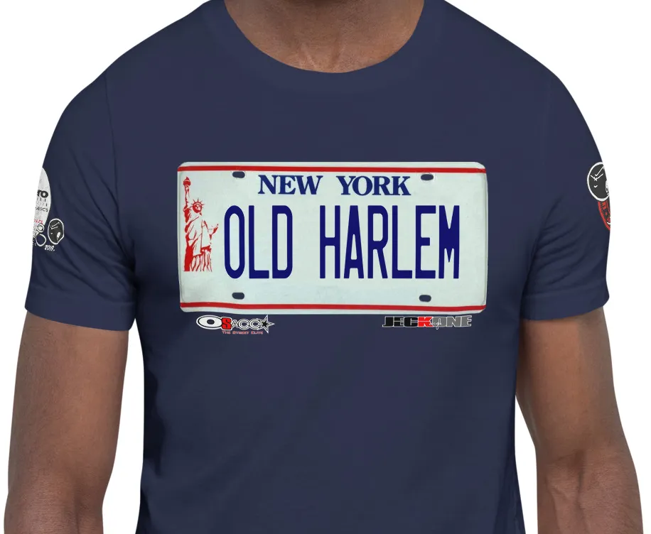 SHORT SLEEVE TEE SHIRT (uniSex) : OLD HARLEM 2019 (JECKONE X oeroSTREETautomotive Custom Classics)