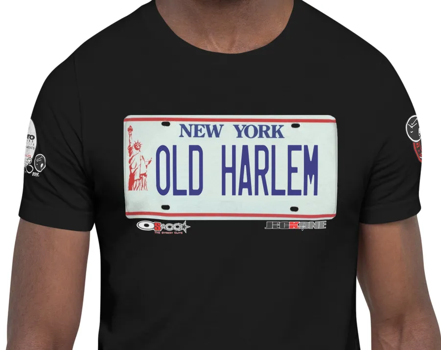 SHORT SLEEVE TEE SHIRT (uniSex) : OLD HARLEM 2019 (JECKONE X oeroSTREETautomotive Custom Classics)