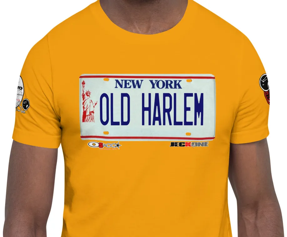 SHORT SLEEVE TEE SHIRT (uniSex) : OLD HARLEM 2019 (JECKONE X oeroSTREETautomotive Custom Classics)