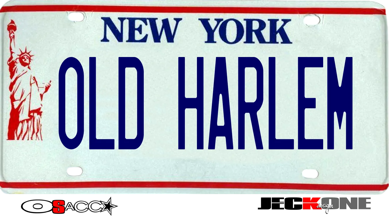 SHORT SLEEVE TEE SHIRT (uniSex) : OLD HARLEM 2019 (JECKONE X oeroSTREETautomotive Custom Classics)