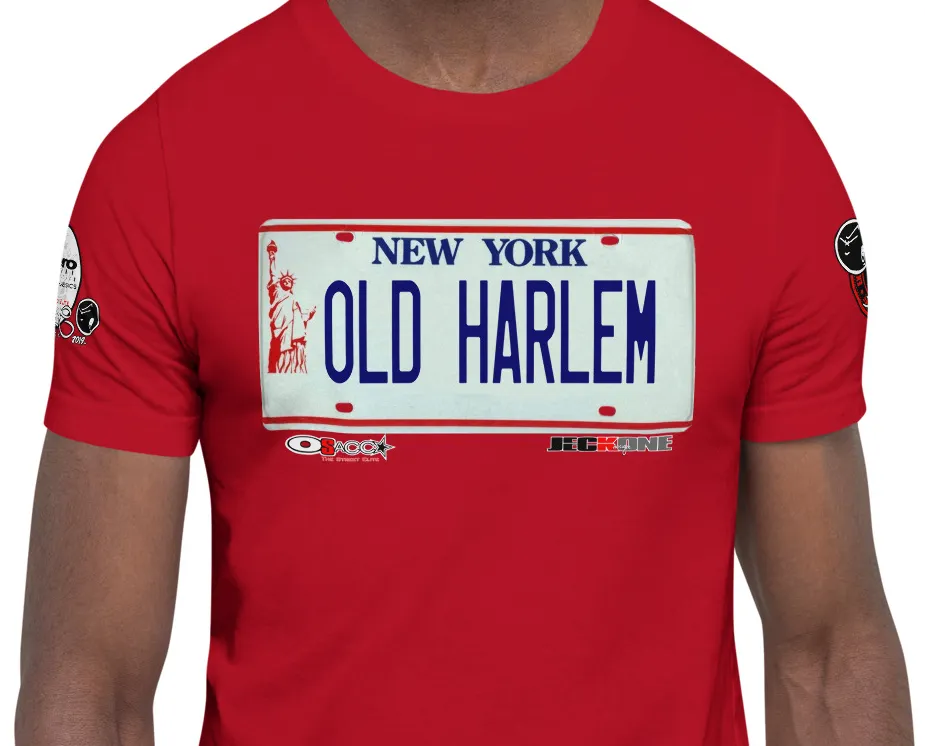 SHORT SLEEVE TEE SHIRT (uniSex) : OLD HARLEM 2019 (JECKONE X oeroSTREETautomotive Custom Classics)