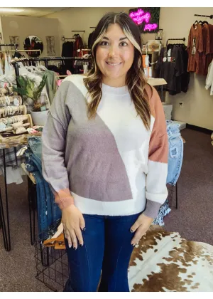 Sienna Color Block Sweater