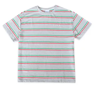 Skateboard Cafe Stripe Tee Heather / Green