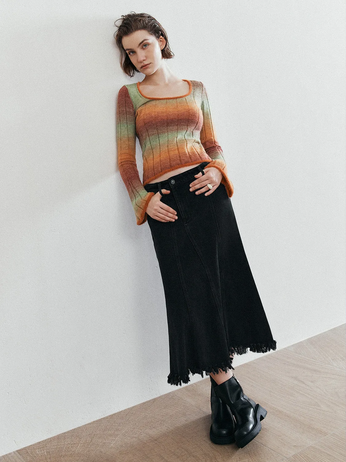 Skinny Knitted T-Shirts