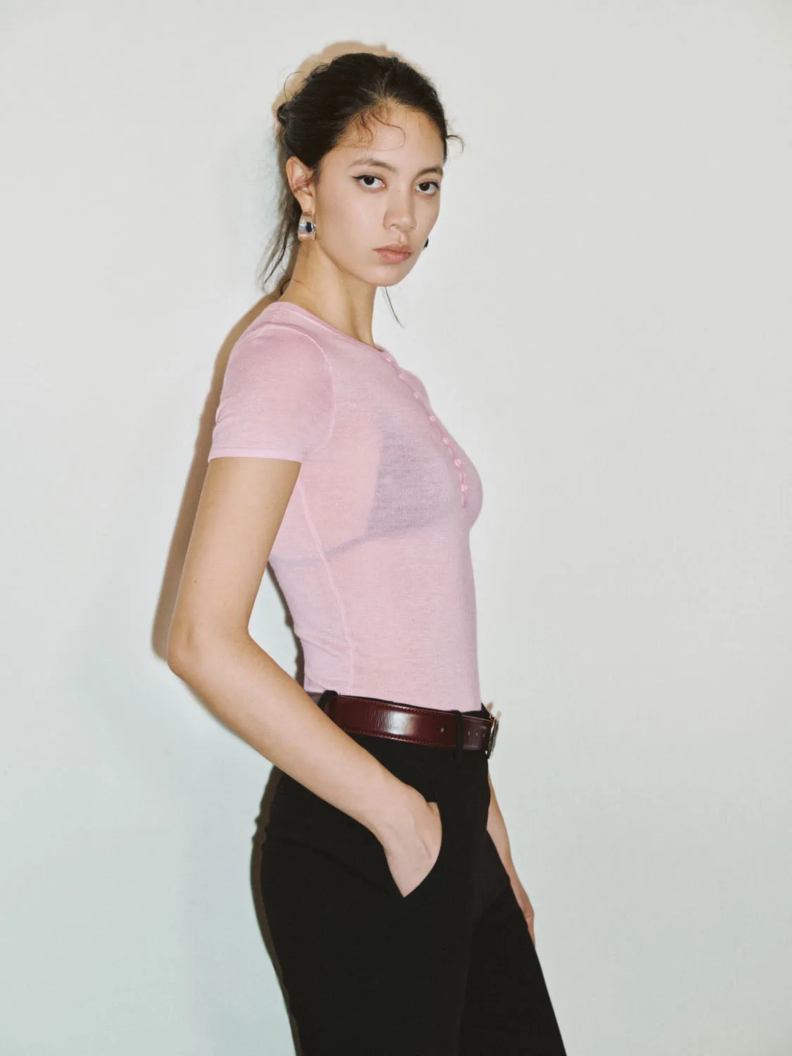Skinny Knitted T-Shirts