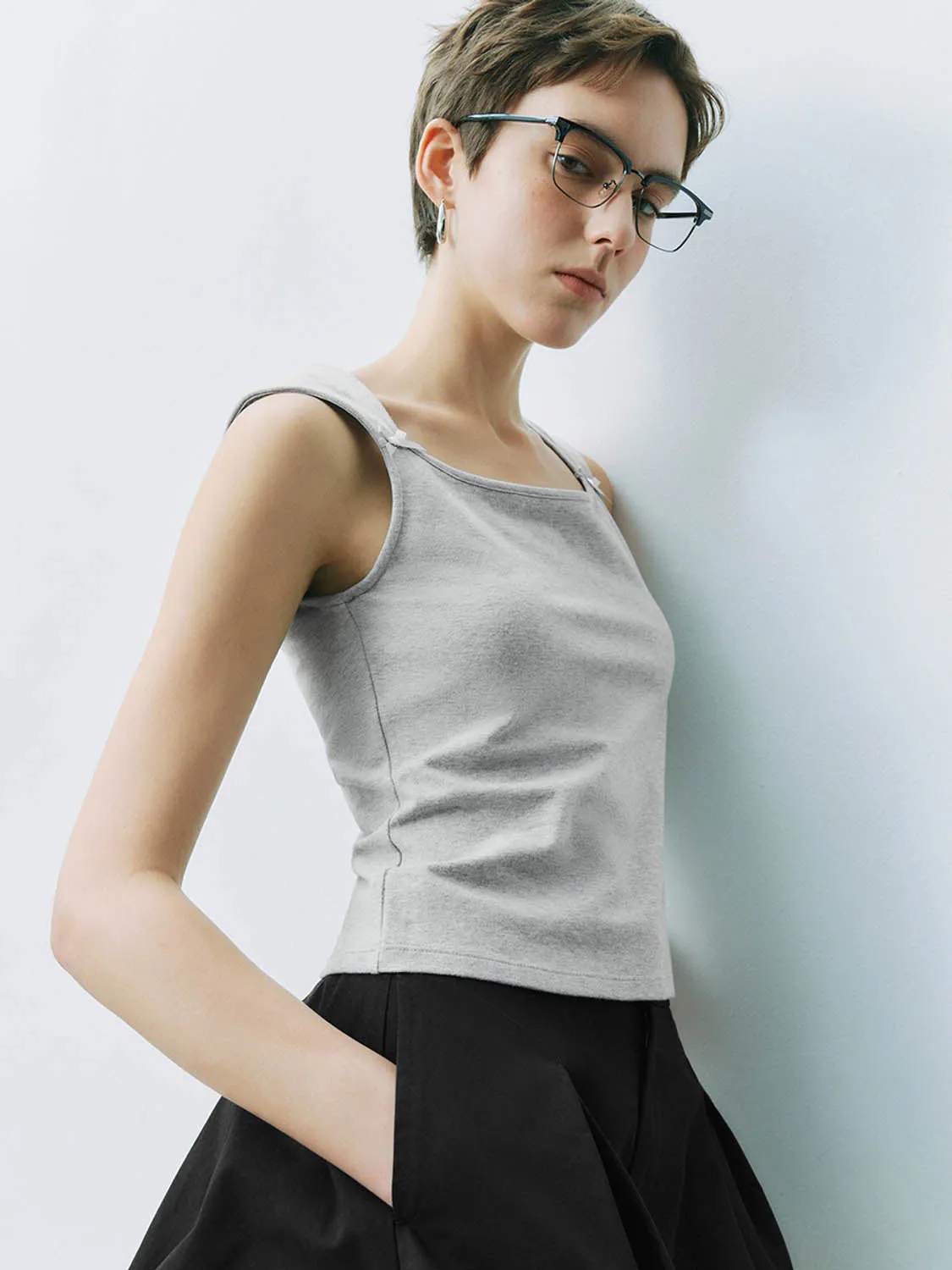 Skinny Sleeveless T-Shirts