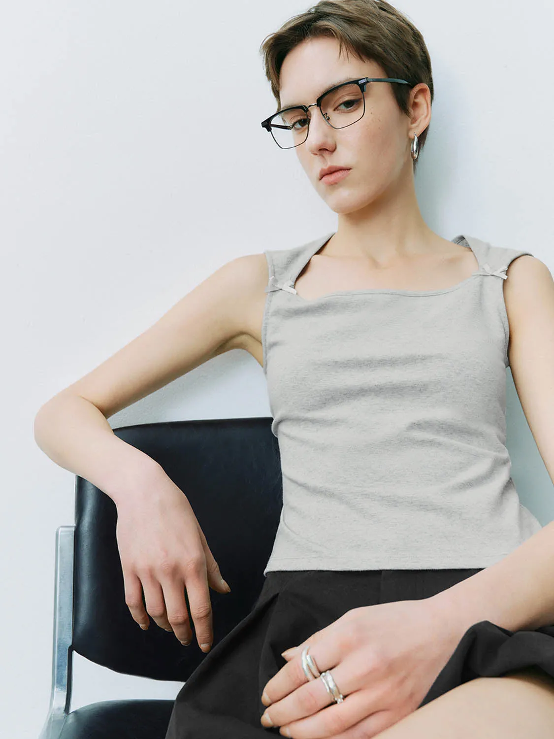 Skinny Sleeveless T-Shirts