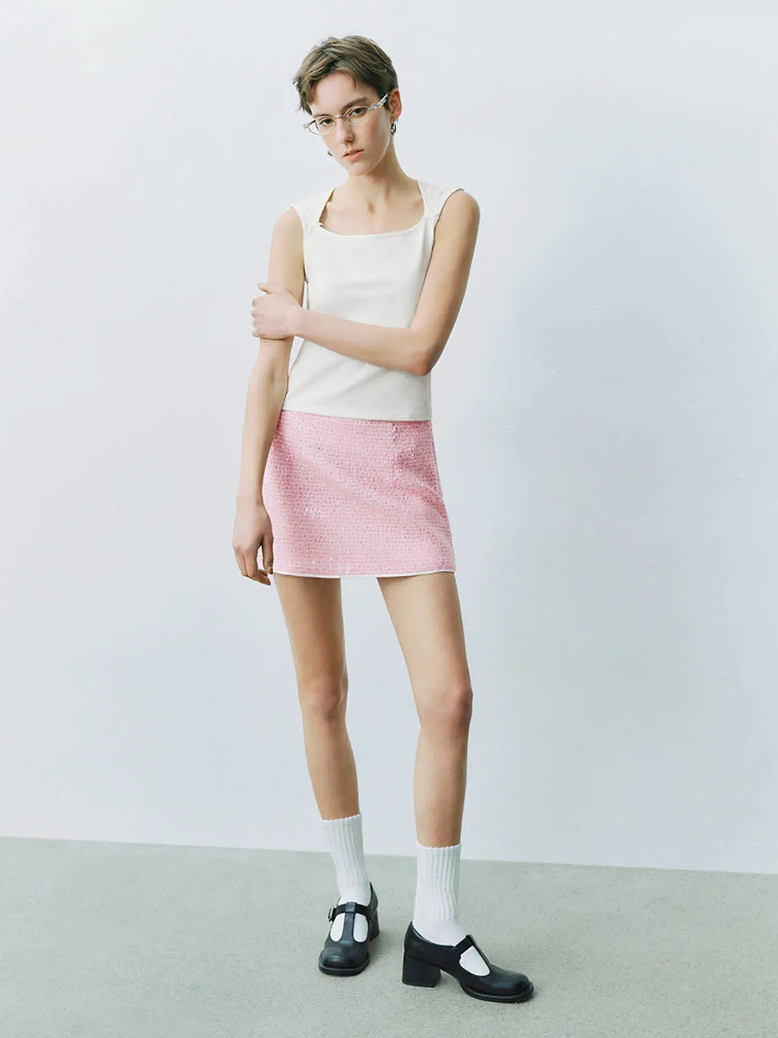 Skinny Sleeveless T-Shirts