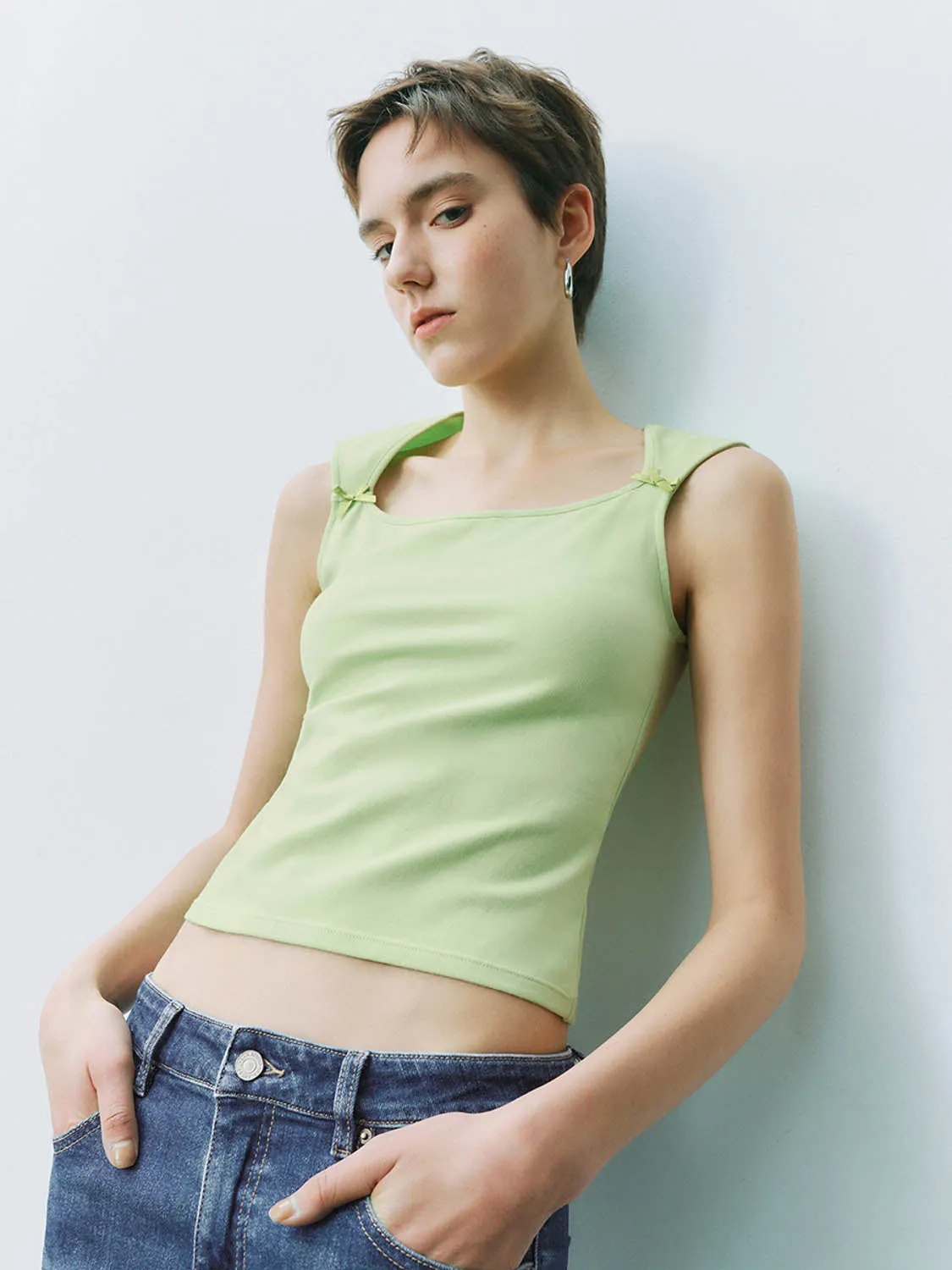 Skinny Sleeveless T-Shirts