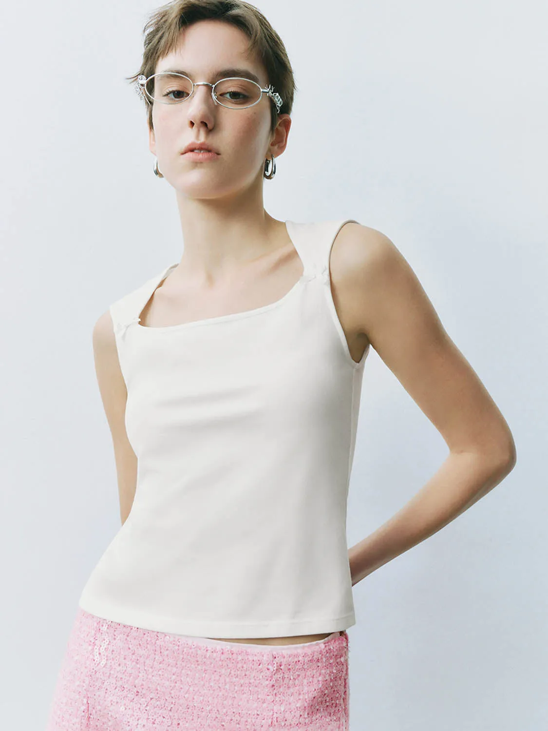 Skinny Sleeveless T-Shirts