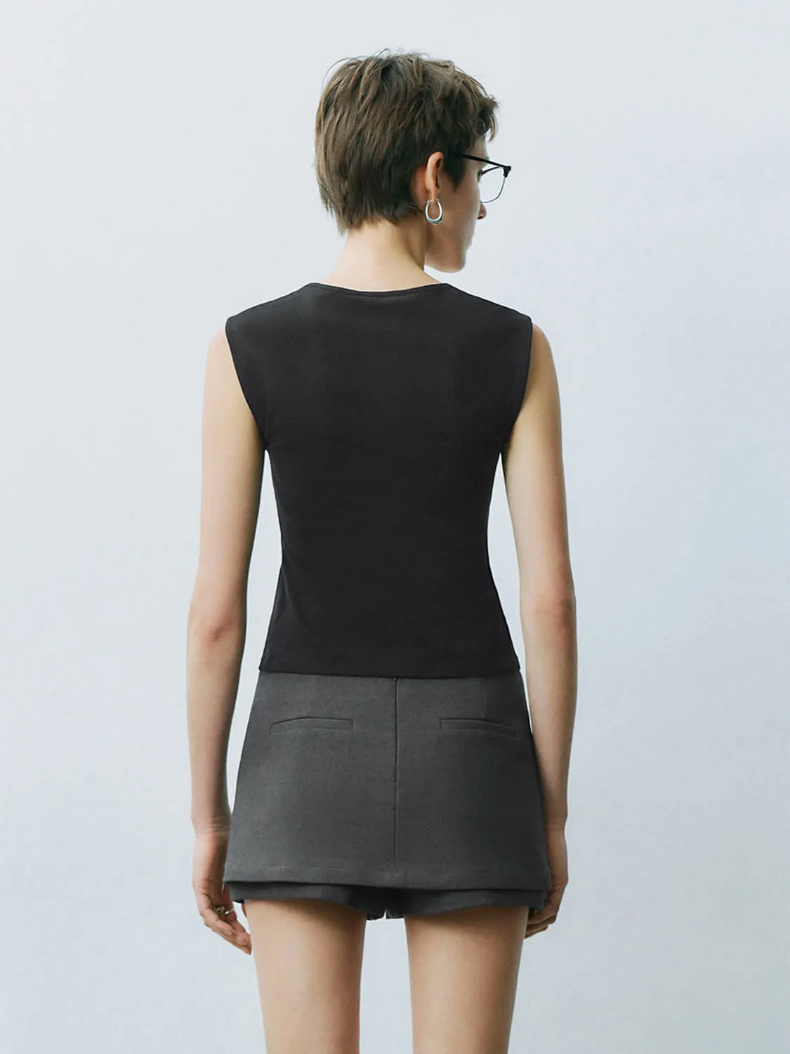 Skinny Sleeveless T-Shirts