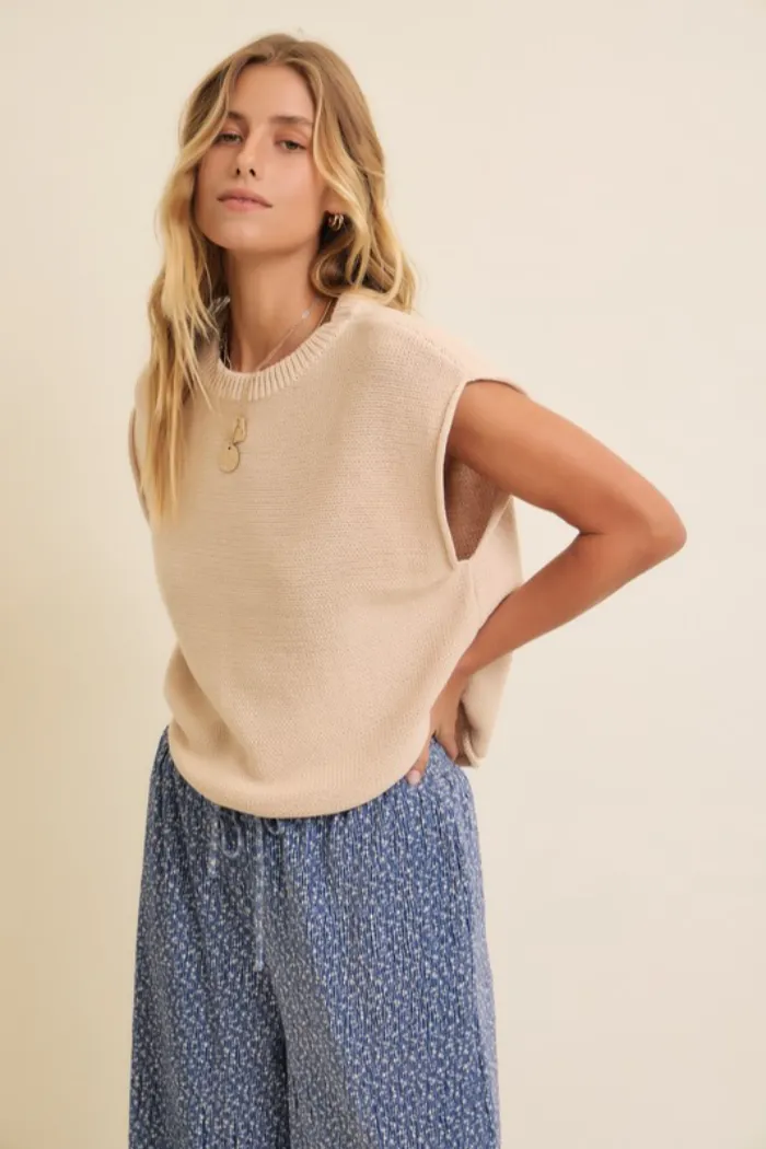 S/L Boxy Knit Top