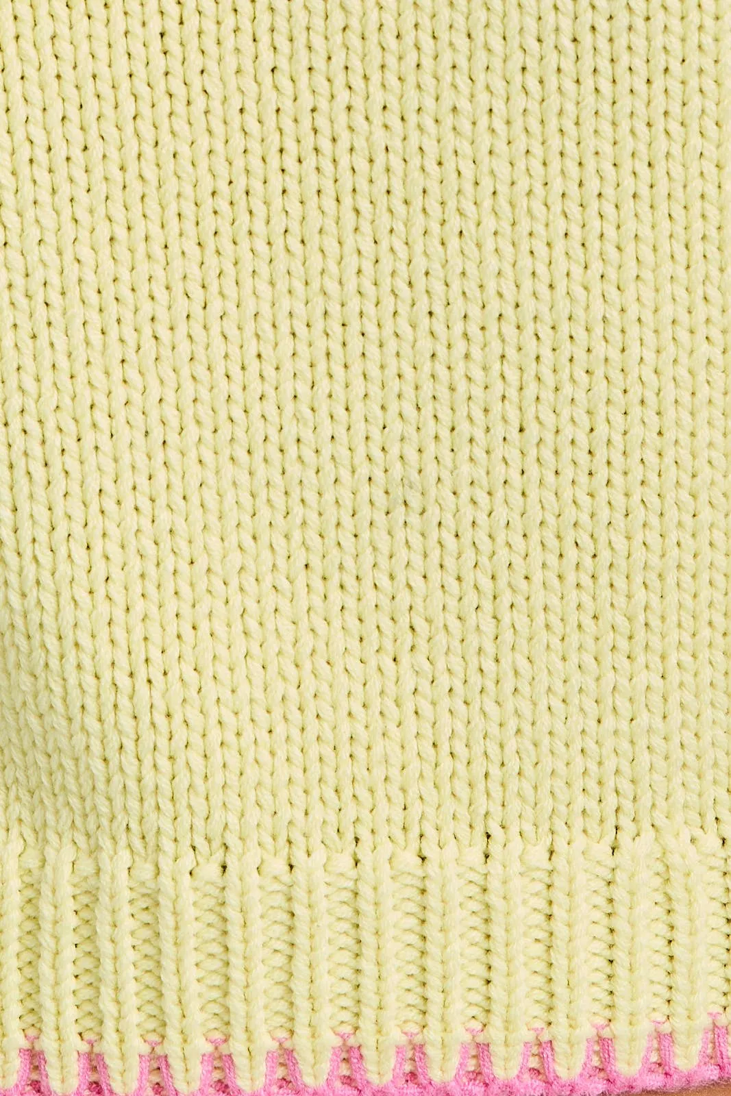 Sleeveless Crew Neck Sweater-M