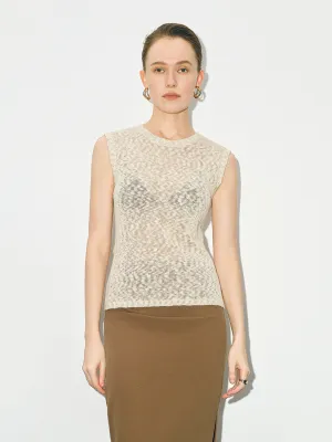 Sleeveless Knitted T-Shirts