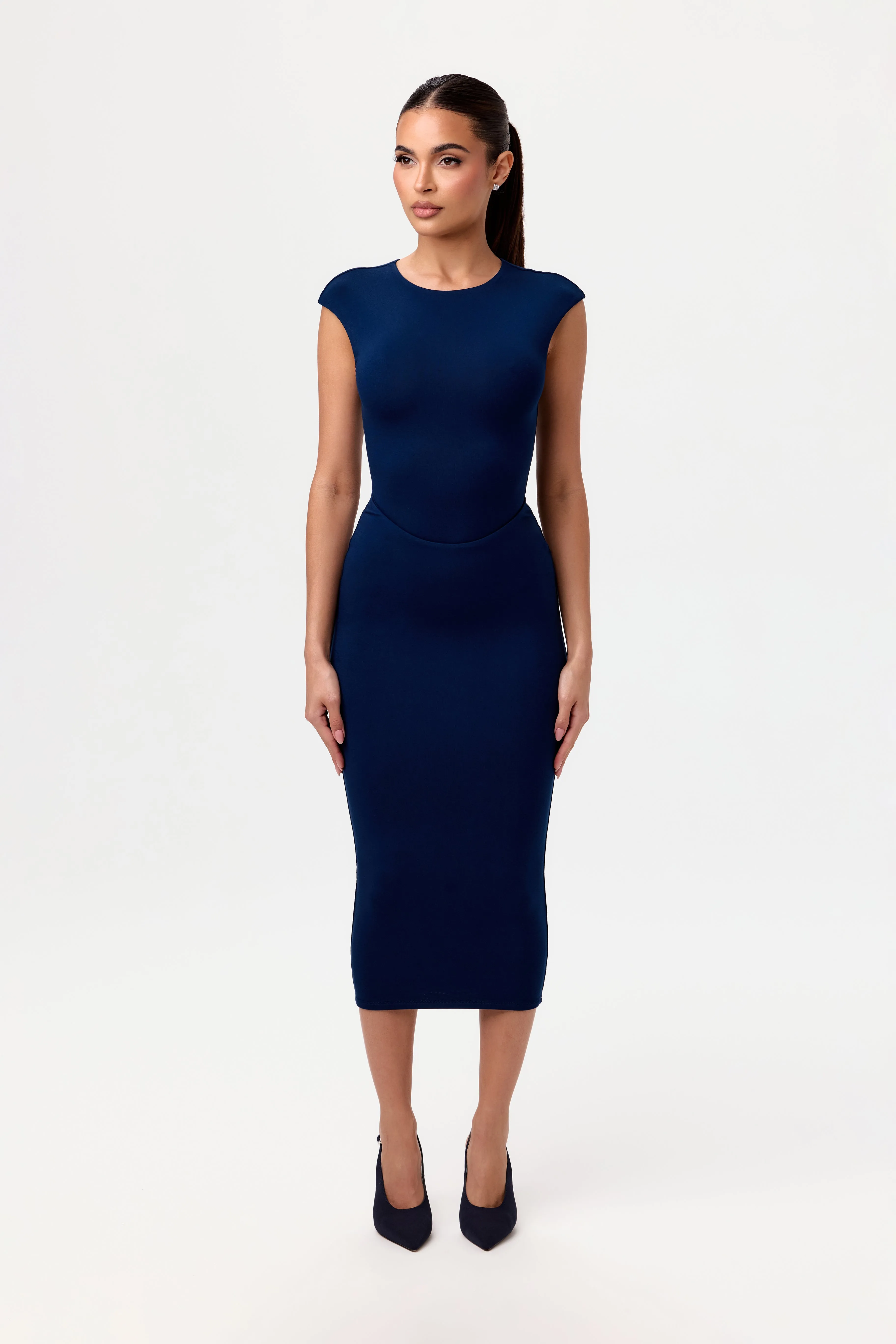 Smooth Soft Scoop Midi Skirt