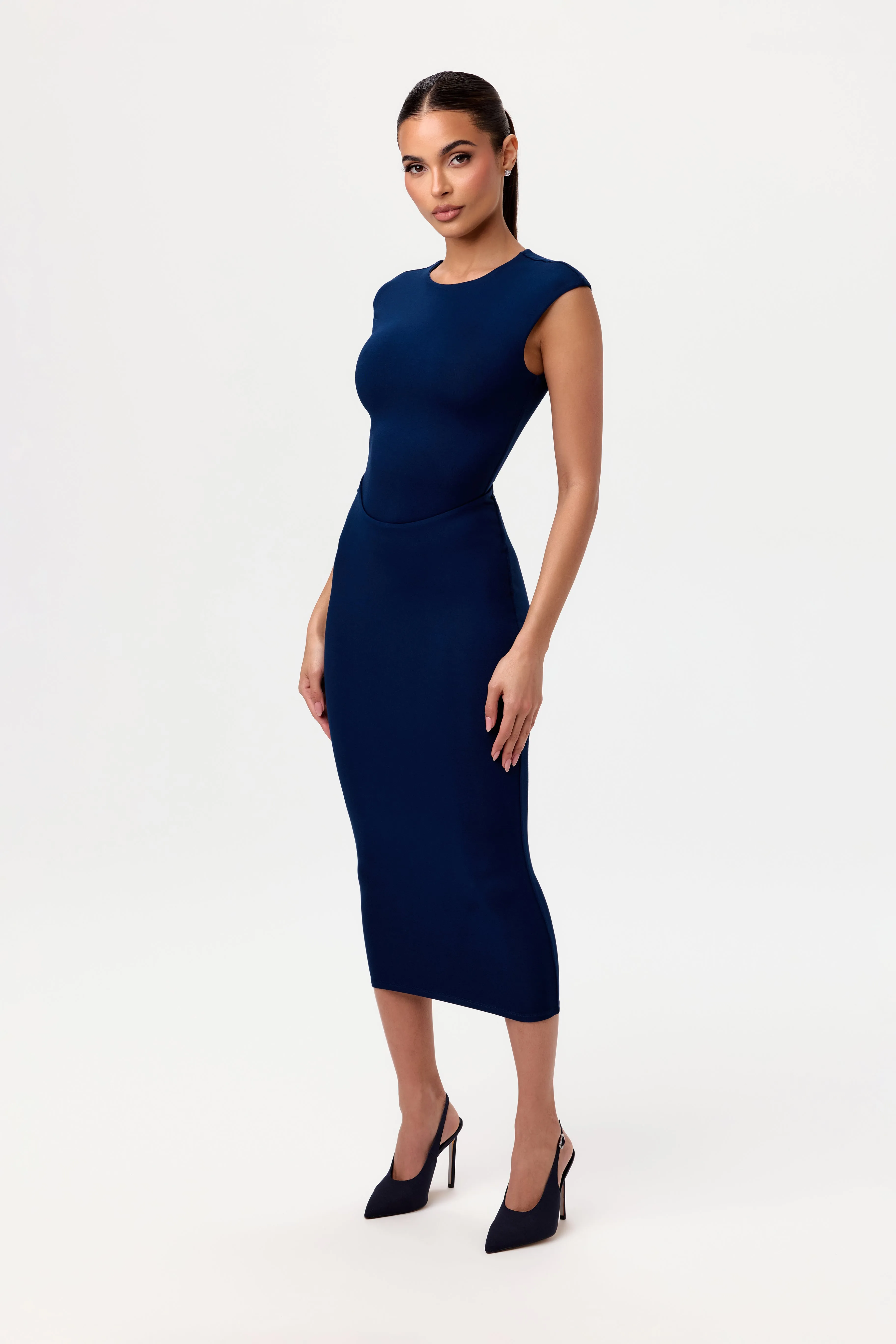 Smooth Soft Scoop Midi Skirt