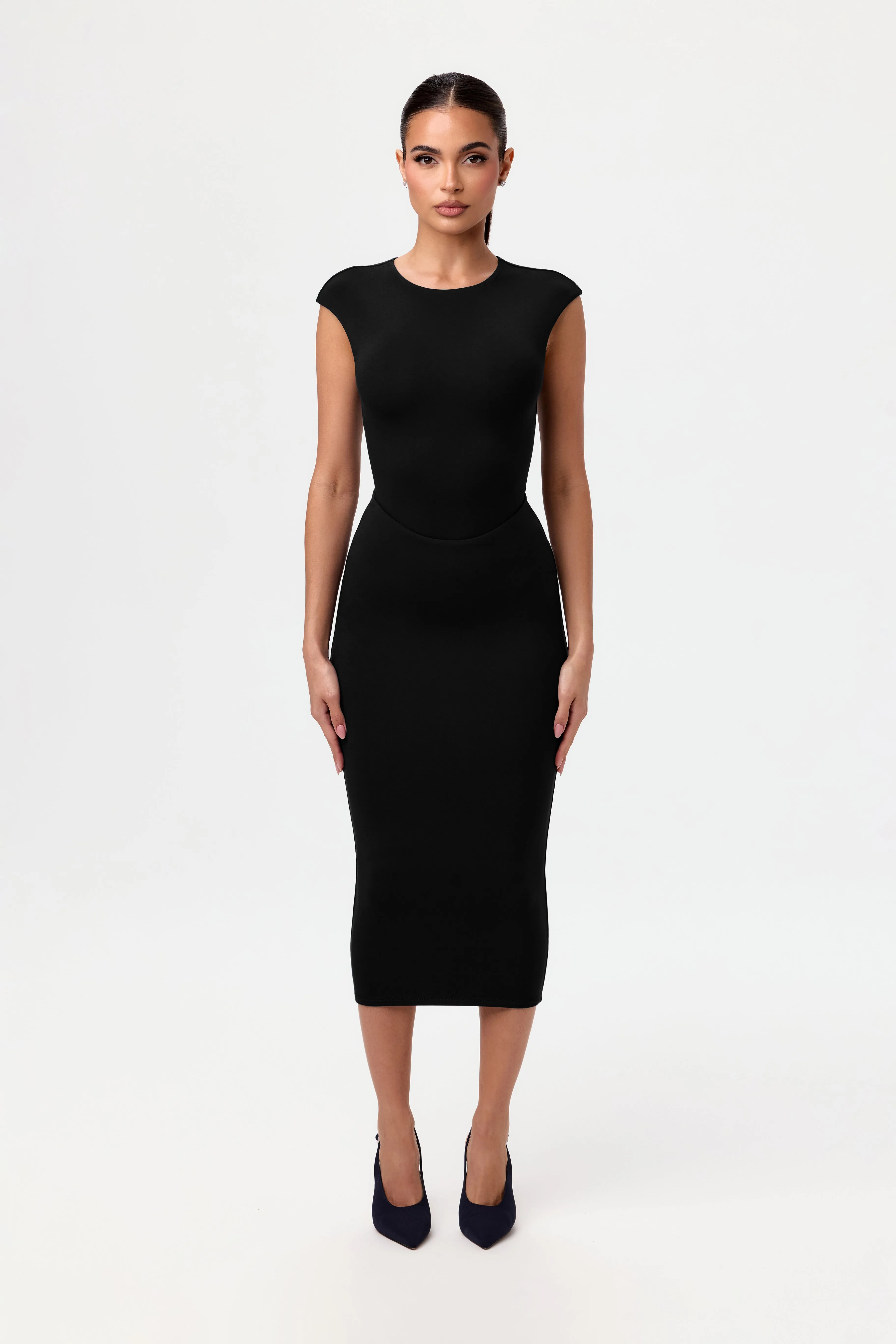 Smooth Soft Scoop Midi Skirt