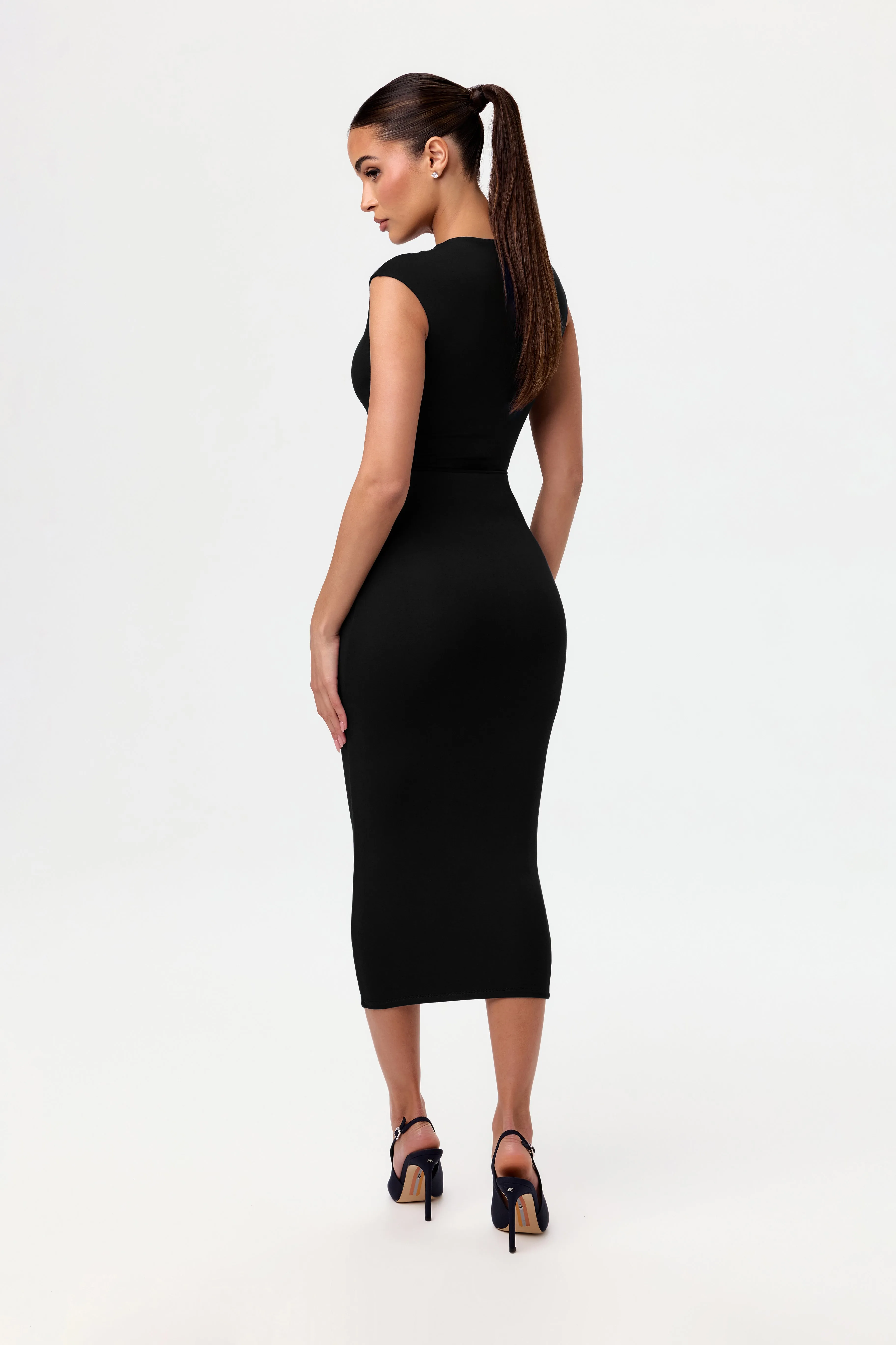 Smooth Soft Scoop Midi Skirt