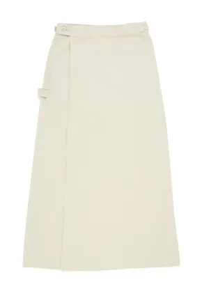 Snow Peak Women's TAKIBI Light Ripstop Skirt - Ivory