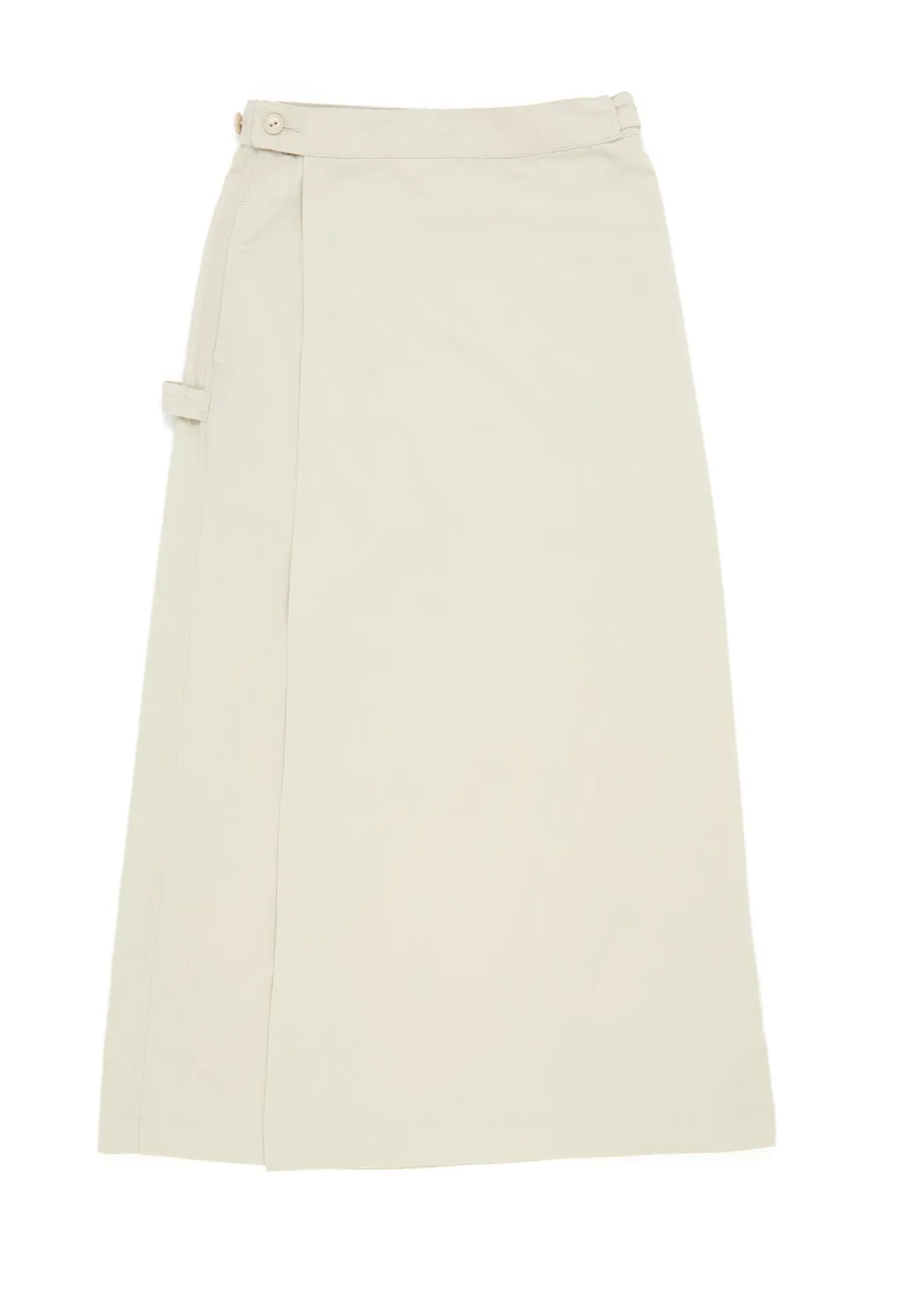 Snow Peak Women's TAKIBI Light Ripstop Skirt - Ivory