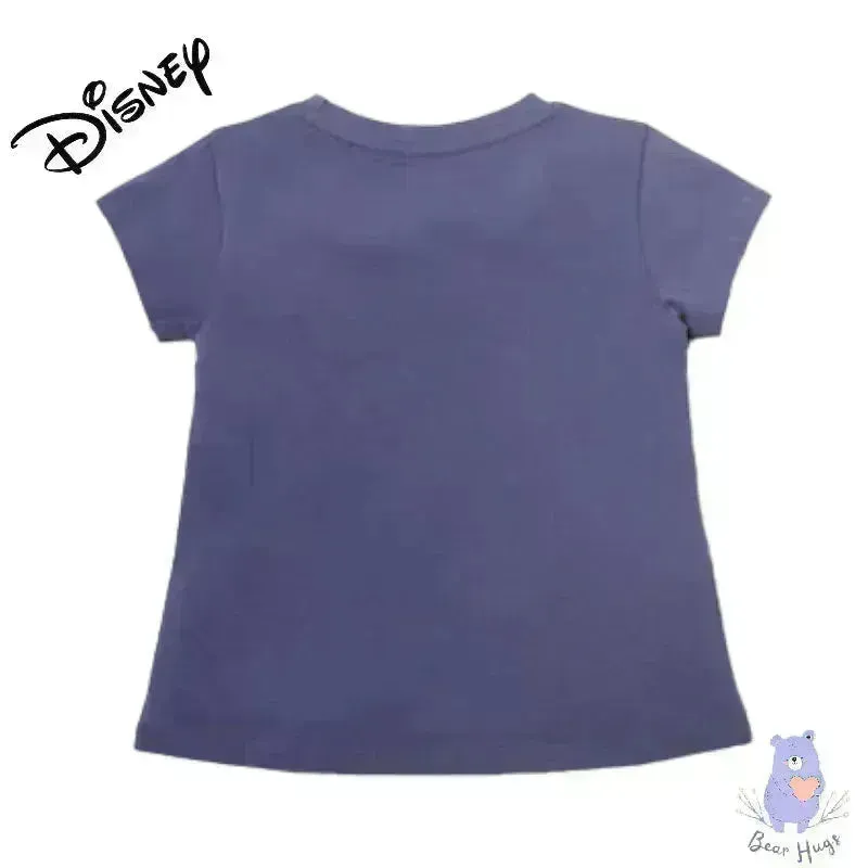 Snow White Round-Neck Cotton T-shirt