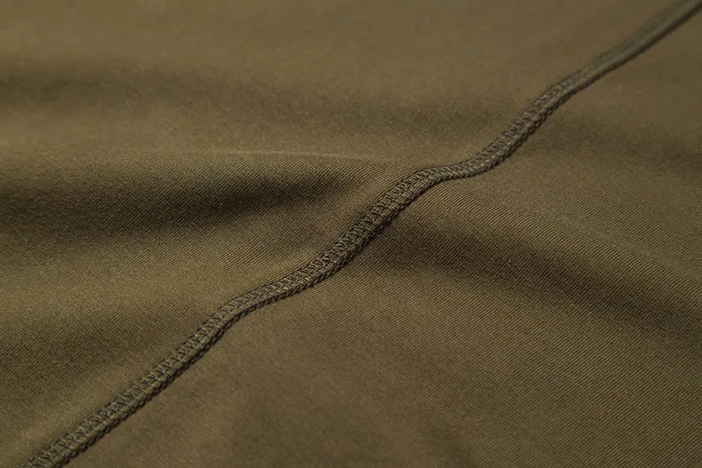SOLID HODDED AUTUMN SHIRT