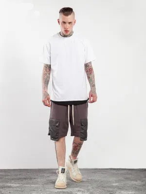 SOLID HODDED AUTUMN SHIRT