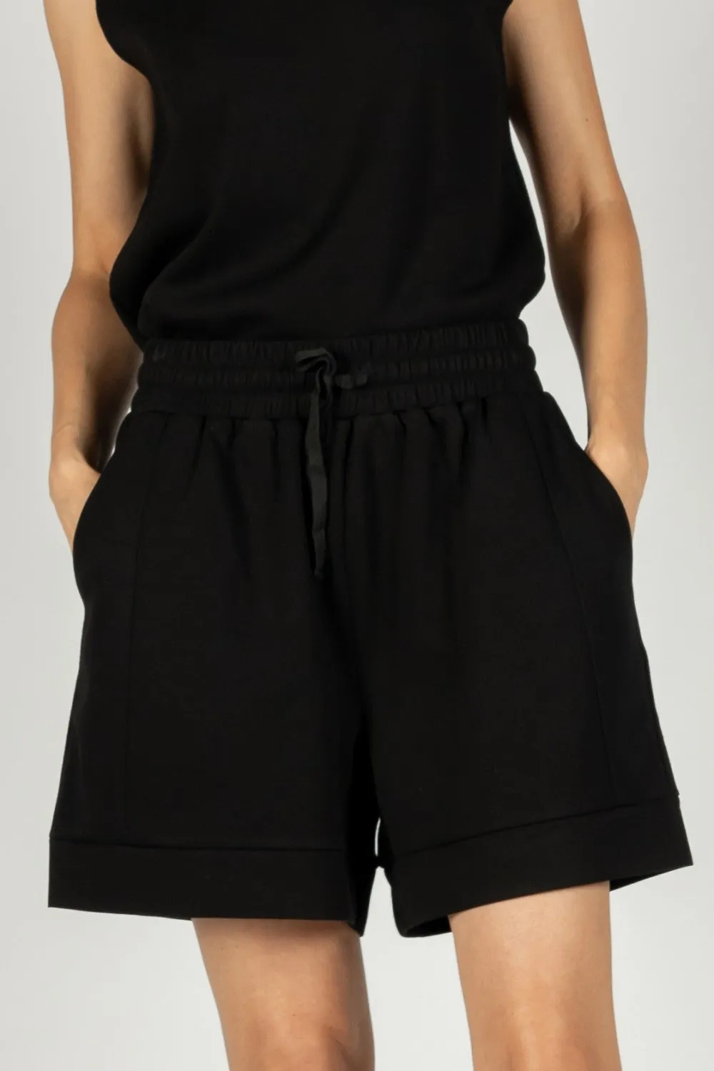 Solid Modal Shorts - Black