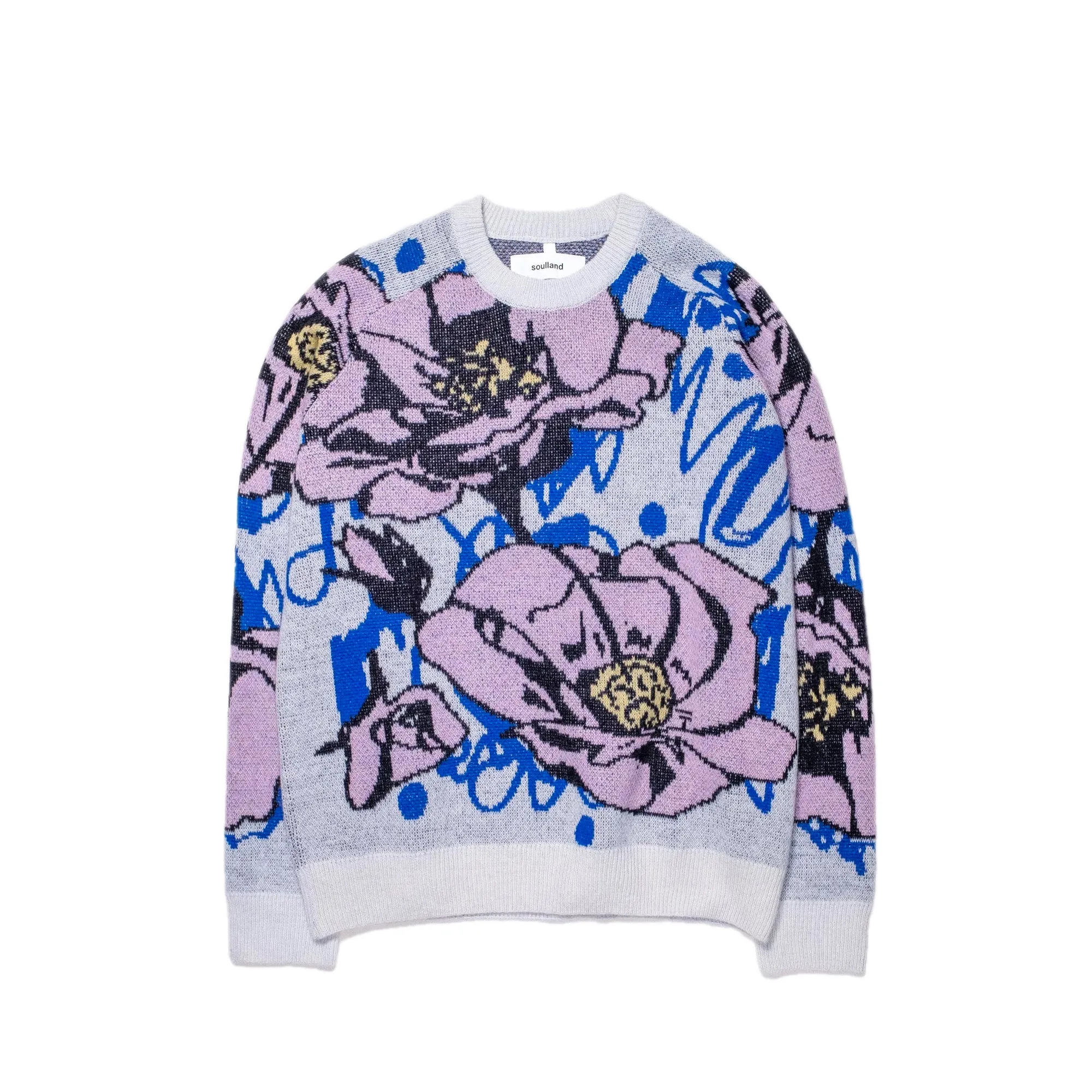 Soulland Mens Esrum Sweater 'Off white'