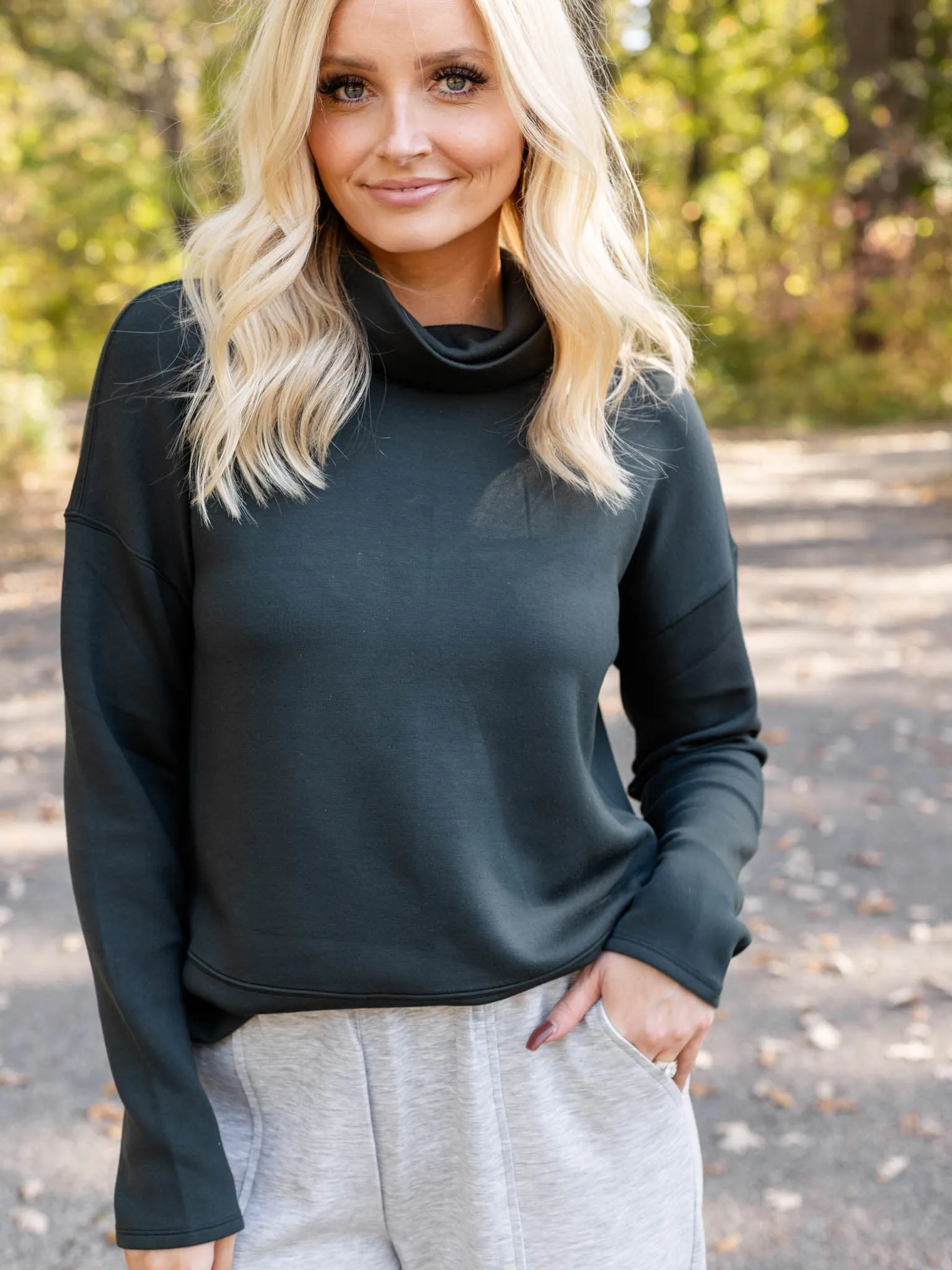SPANX Air Essentials Mock Neck Tunic
