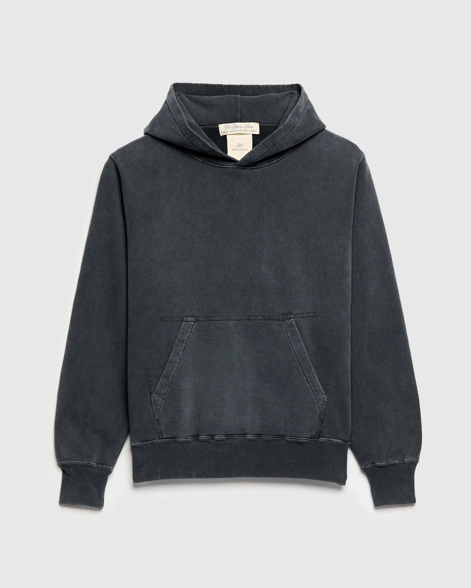 Special Finish Pullover Hoodie in Black