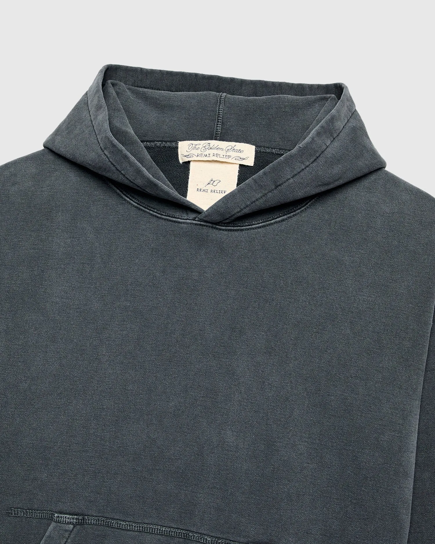 Special Finish Pullover Hoodie in Black