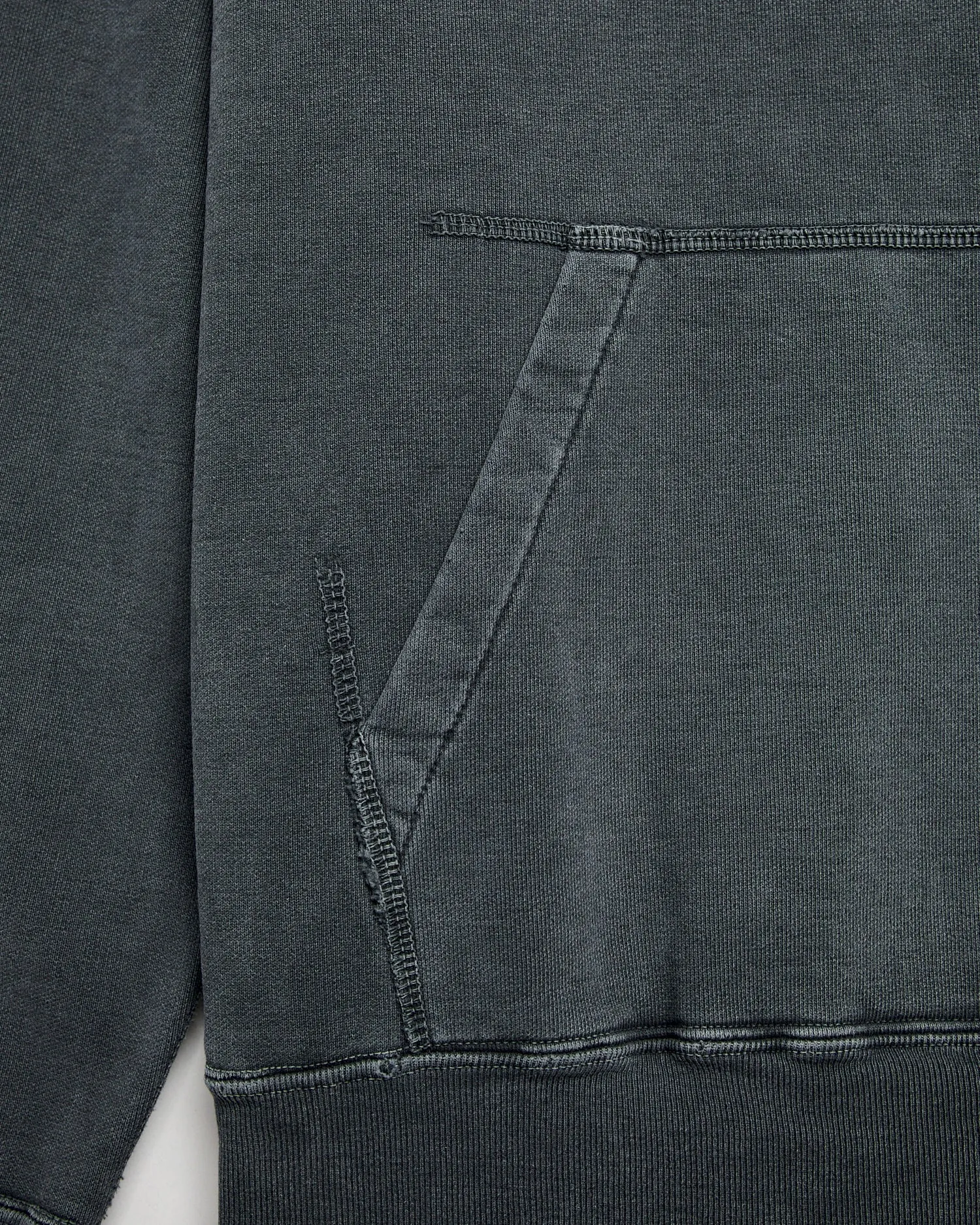 Special Finish Pullover Hoodie in Black