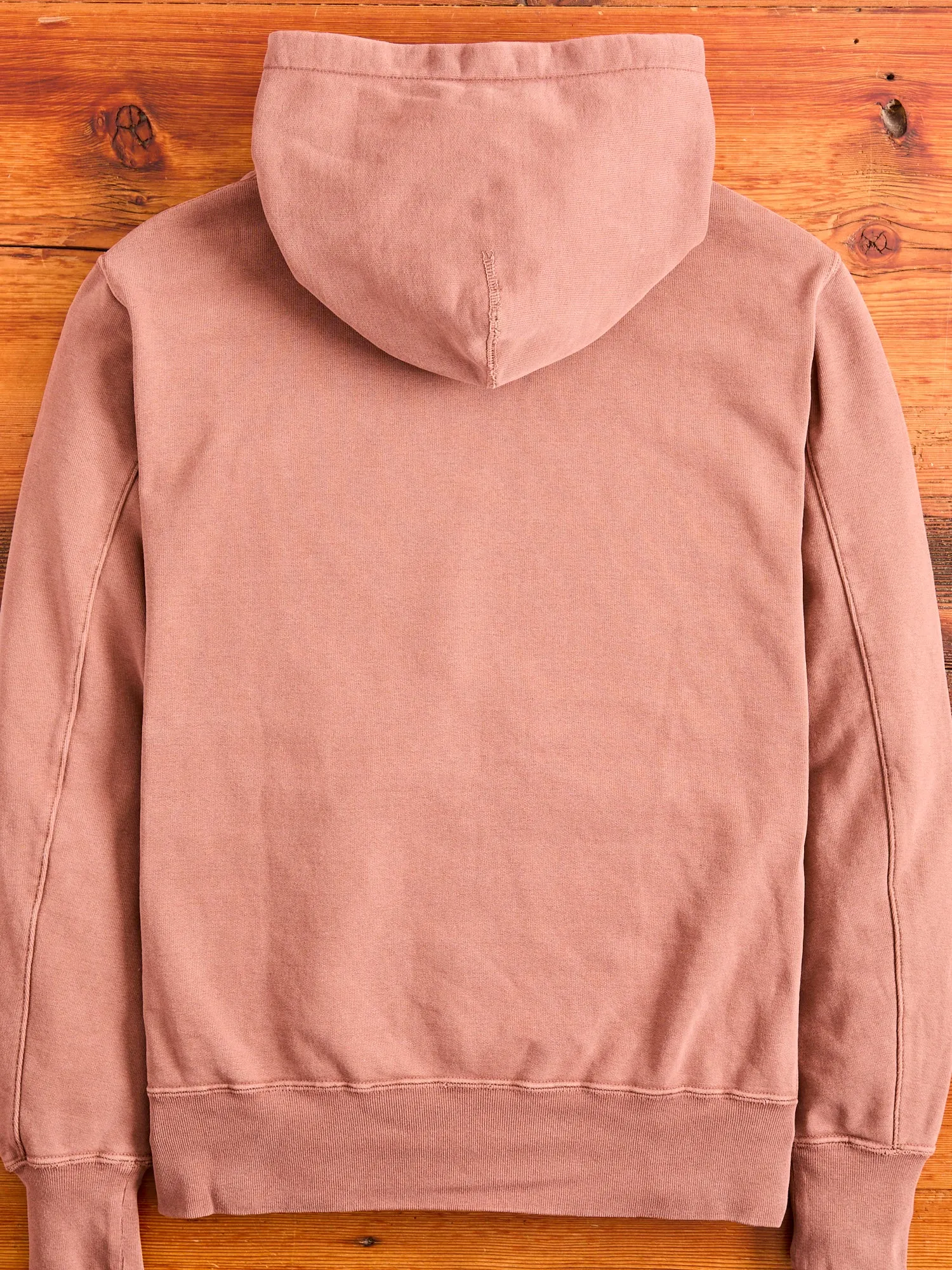 Special Finish Pullover Hoodie in Brown