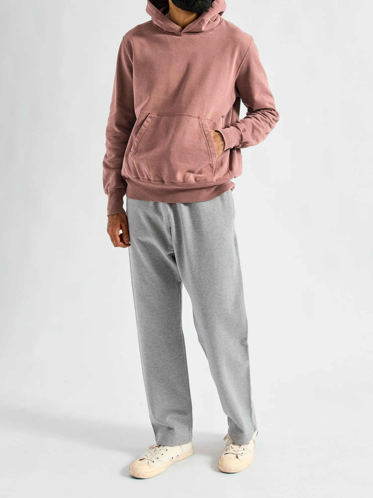 Special Finish Pullover Hoodie in Brown